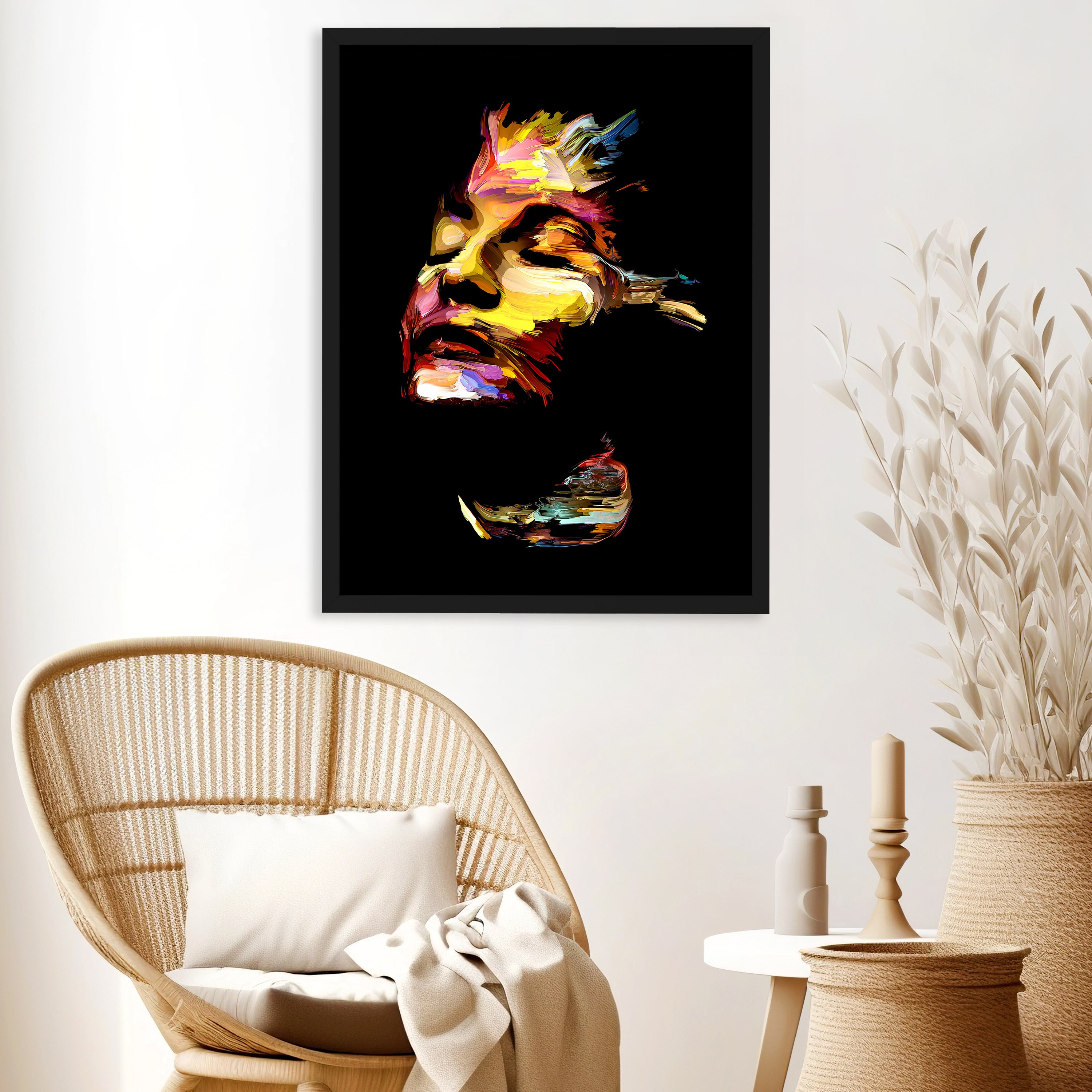 wandmotiv24 Poster, Poster - Frau, Gemälde, abstrakt - M0197 - Bild 3 wandmotiv24 Poster, Poster - Frau, Gemälde, abstrakt - M0197 - Bild 3