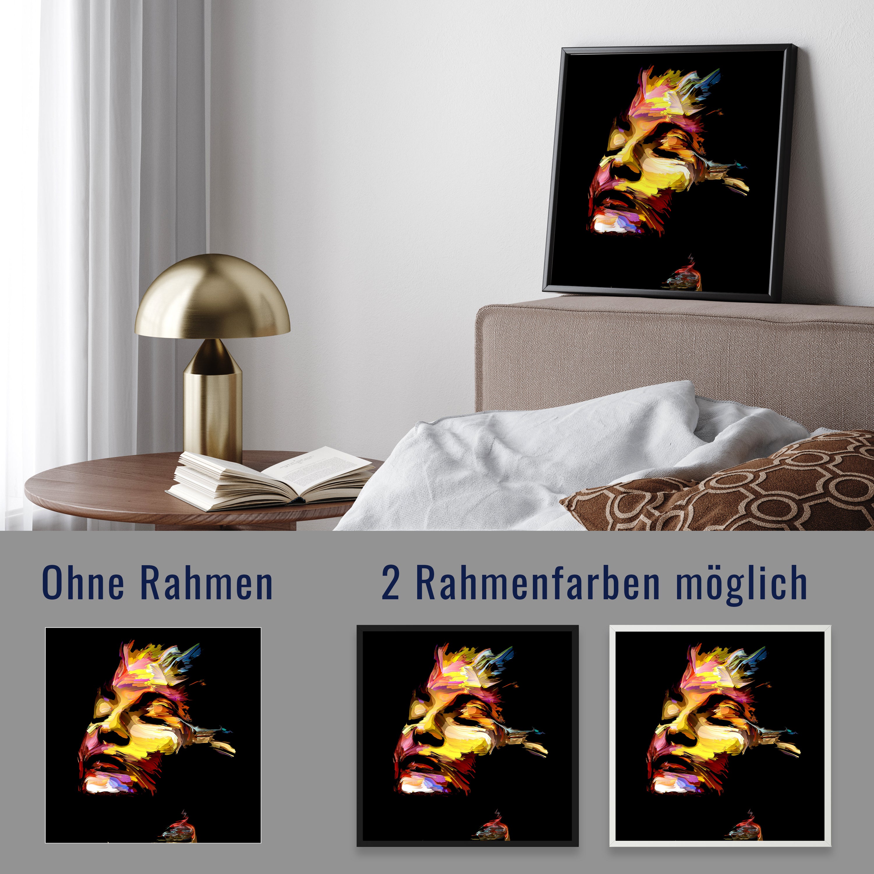 wandmotiv24 Poster, Poster - Frau, Gemälde, abstrakt - M0197 - Bild 4 wandmotiv24 Poster, Poster - Frau, Gemälde, abstrakt - M0197 - Bild 4