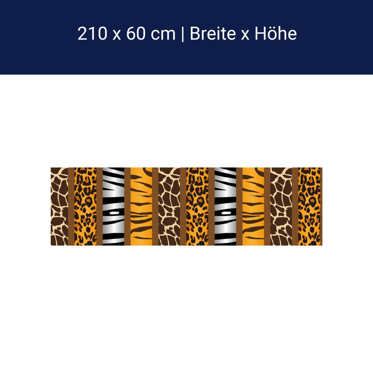 Küchenrückwand Afrika Tiermuster M0198 Küchenrückwand Afrika Tiermuster M0198