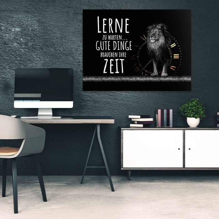 Leinwandbild Löwen, Querformat M0198 kaufen - Bild 2 Leinwandbild Löwen, Querformat M0198 kaufen - Bild 2