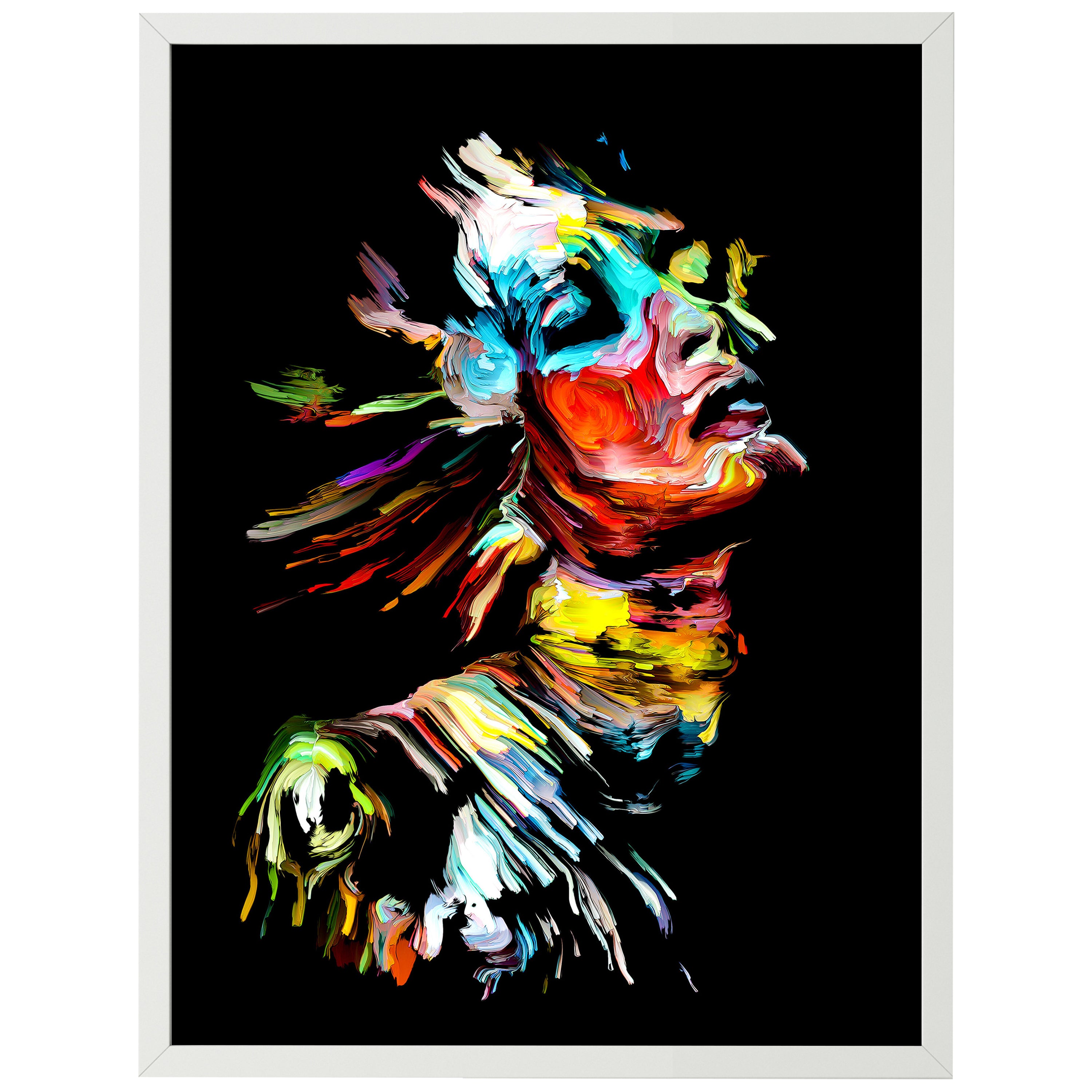 wandmotiv24 Poster, Poster - Frau, Gemälde, abstrakt - M0199 - Bild 1 wandmotiv24 Poster, Poster - Frau, Gemälde, abstrakt - M0199 - Bild 1