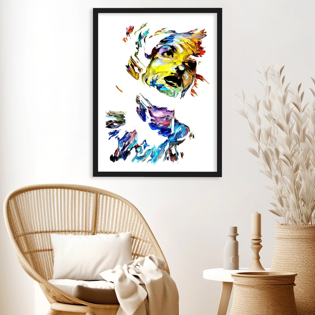 wandmotiv24 Poster, Poster - Frau, Gemälde, abstrakt - M0200 - Bild 3 wandmotiv24 Poster, Poster - Frau, Gemälde, abstrakt - M0200 - Bild 3