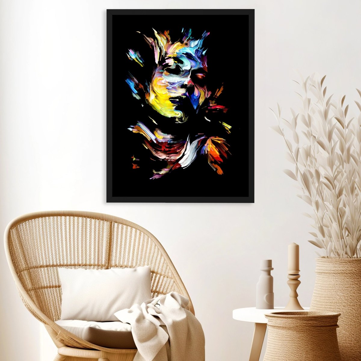 wandmotiv24 Poster, Poster - Frau, Gemälde, abstrakt - M0201 - Bild 3 wandmotiv24 Poster, Poster - Frau, Gemälde, abstrakt - M0201 - Bild 3