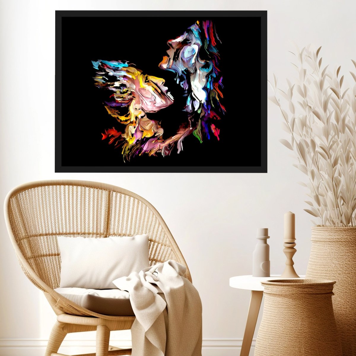 wandmotiv24 Poster, Poster - Frau, Gemälde, abstrakt - M0202 - Bild 3 wandmotiv24 Poster, Poster - Frau, Gemälde, abstrakt - M0202 - Bild 3