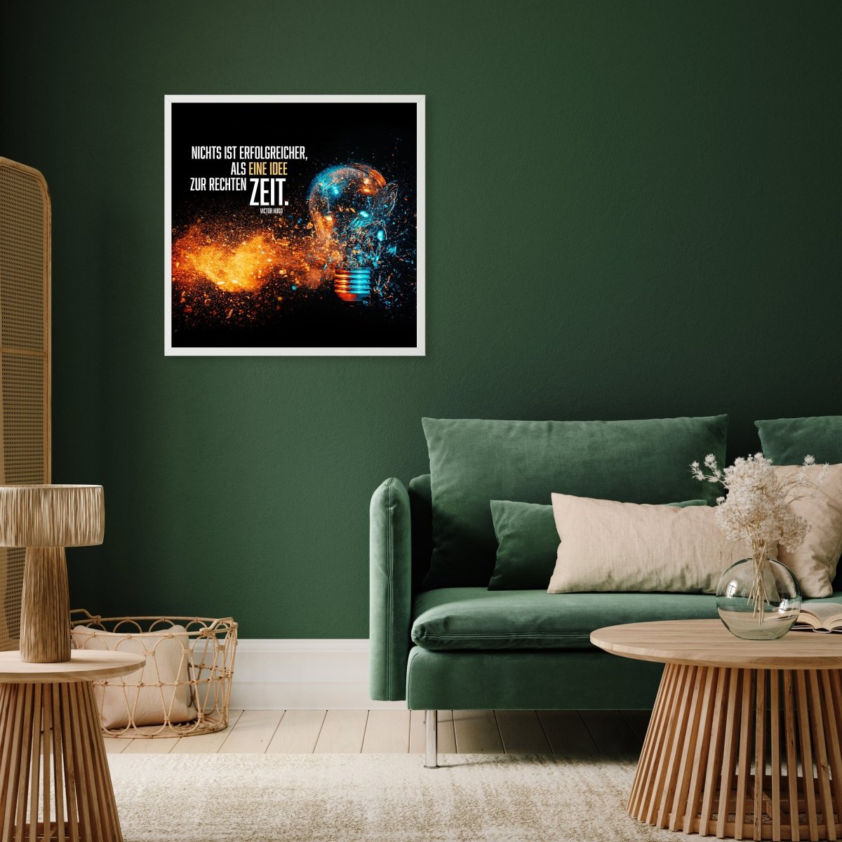 wandmotiv24 Poster, Poster - Glühbirne, Spruch, Motivation - M0210 - Bild 5 wandmotiv24 Poster, Poster - Glühbirne, Spruch, Motivation - M0210 - Bild 5