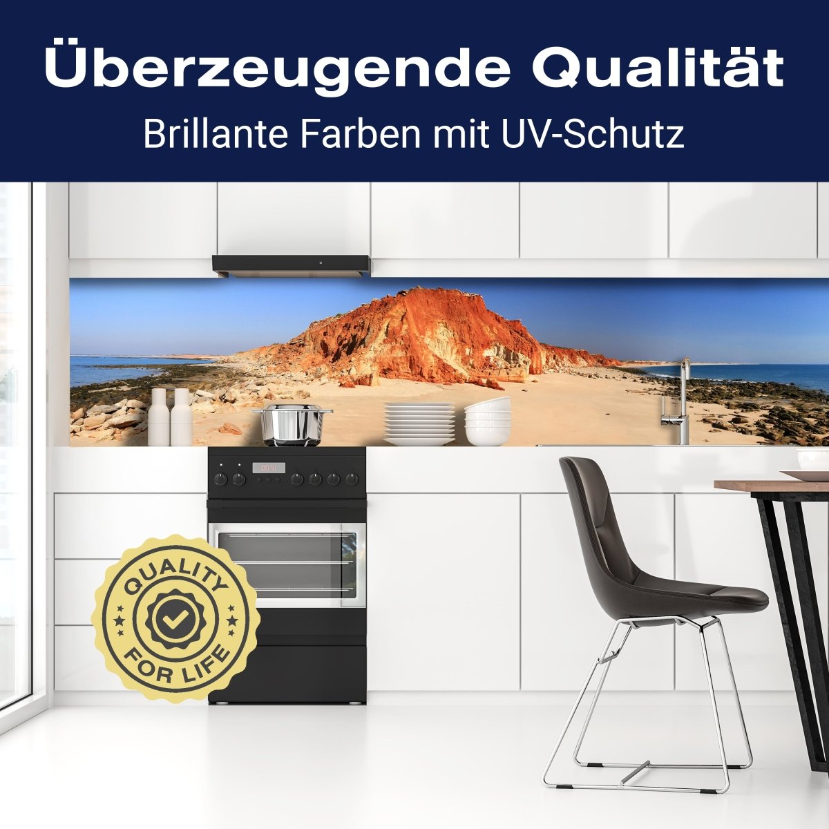 Küchenrückwand Cape Leveque Natur M0211 entdecken - Bild 2 Küchenrückwand Cape Leveque Natur M0211 entdecken - Bild 2