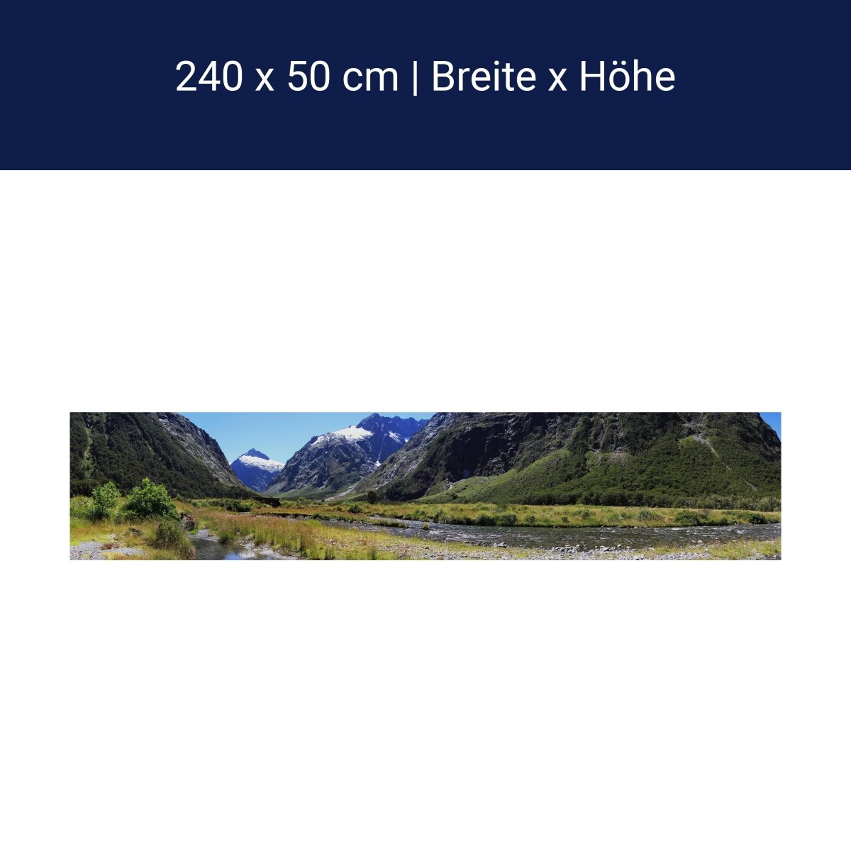 Küchenrückwand Fjordlandschaft Natur M0214 Küchenrückwand Fjordlandschaft Natur M0214