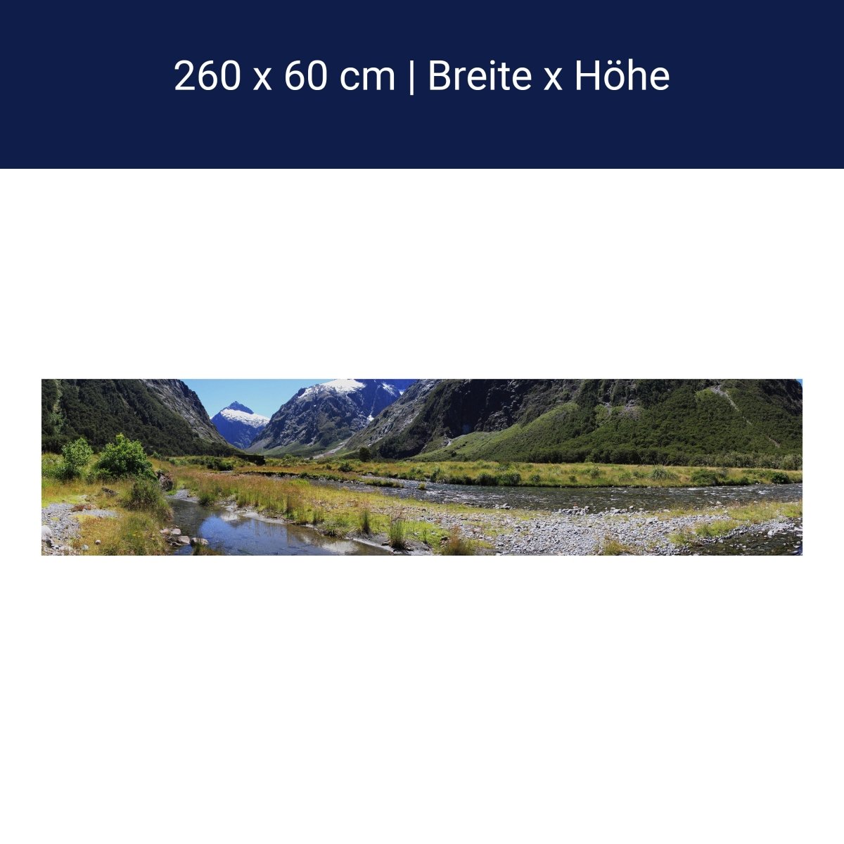 Küchenrückwand Fjordlandschaft Natur M0214 Küchenrückwand Fjordlandschaft Natur M0214