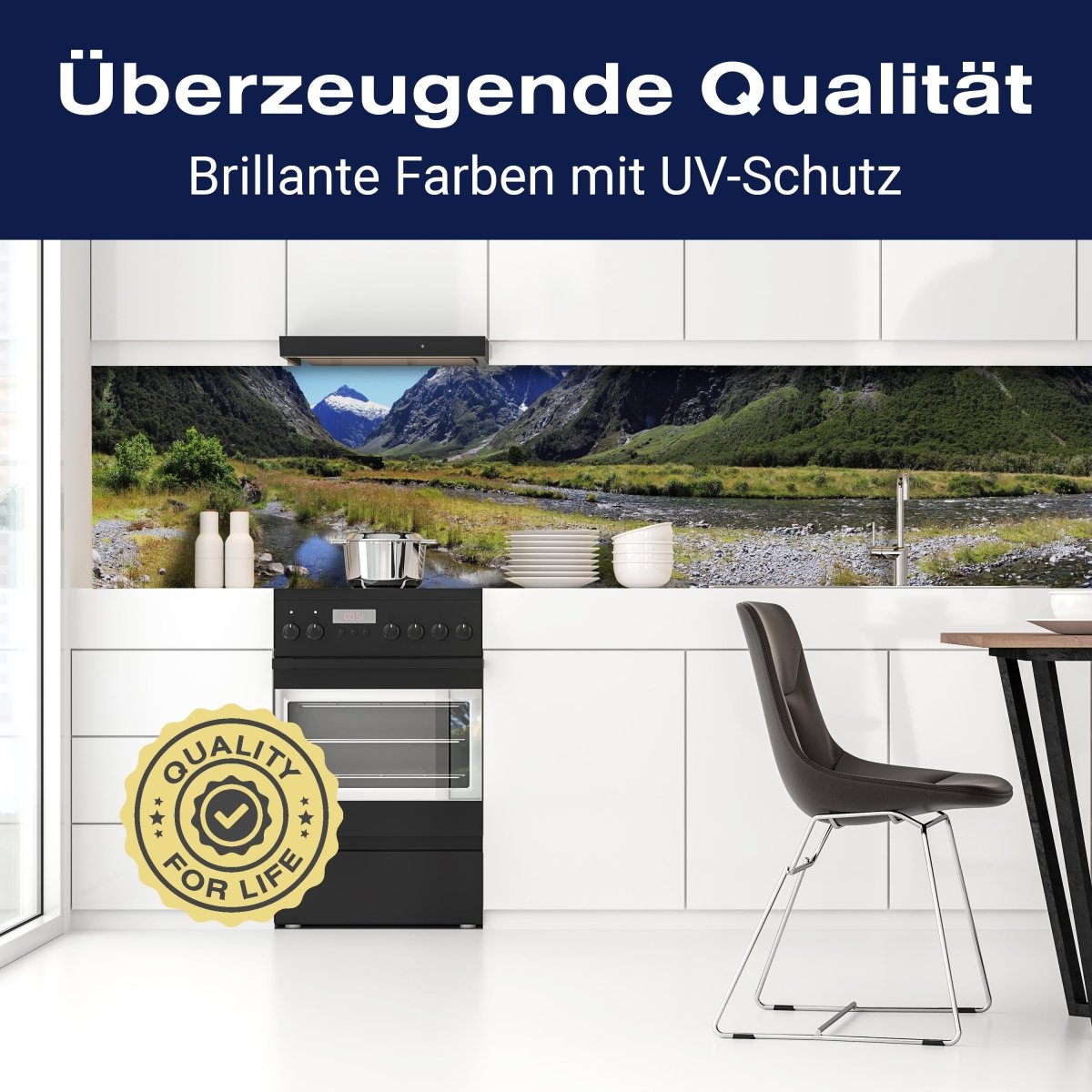 Küchenrückwand Fjordlandschaft Natur M0214 entdecken - Bild 2 Küchenrückwand Fjordlandschaft Natur M0214 entdecken - Bild 2