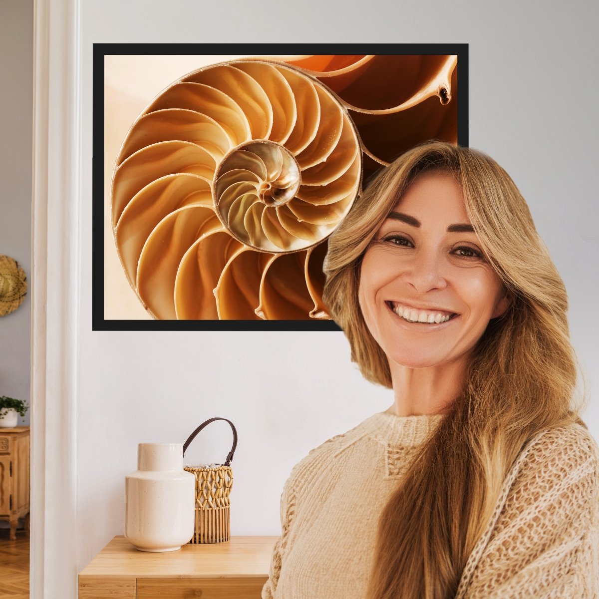 wandmotiv24 Poster, Poster - Tier, Schneckenhaus, beige - M0220 - Bild 2 wandmotiv24 Poster, Poster - Tier, Schneckenhaus, beige - M0220 - Bild 2