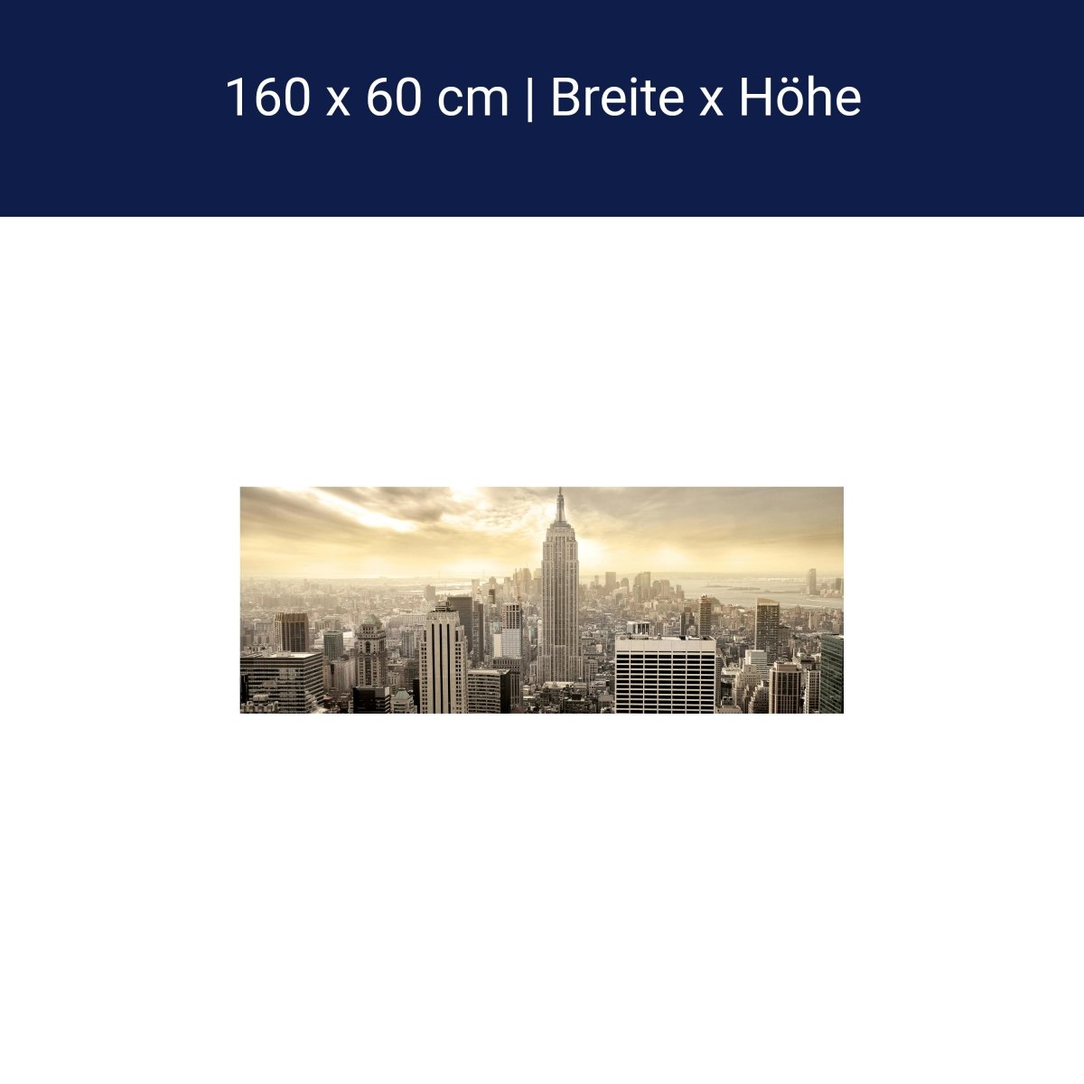 Küchenrückwand New York Skyline View M0221 Küchenrückwand New York Skyline View M0221