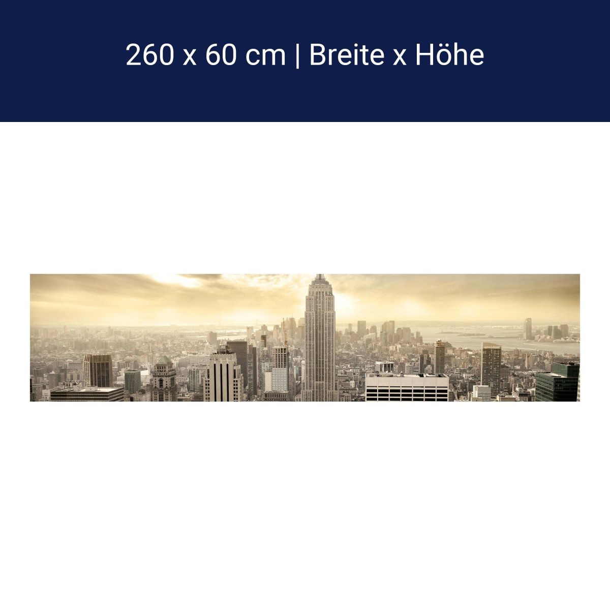 Küchenrückwand New York Skyline View M0221 Küchenrückwand New York Skyline View M0221