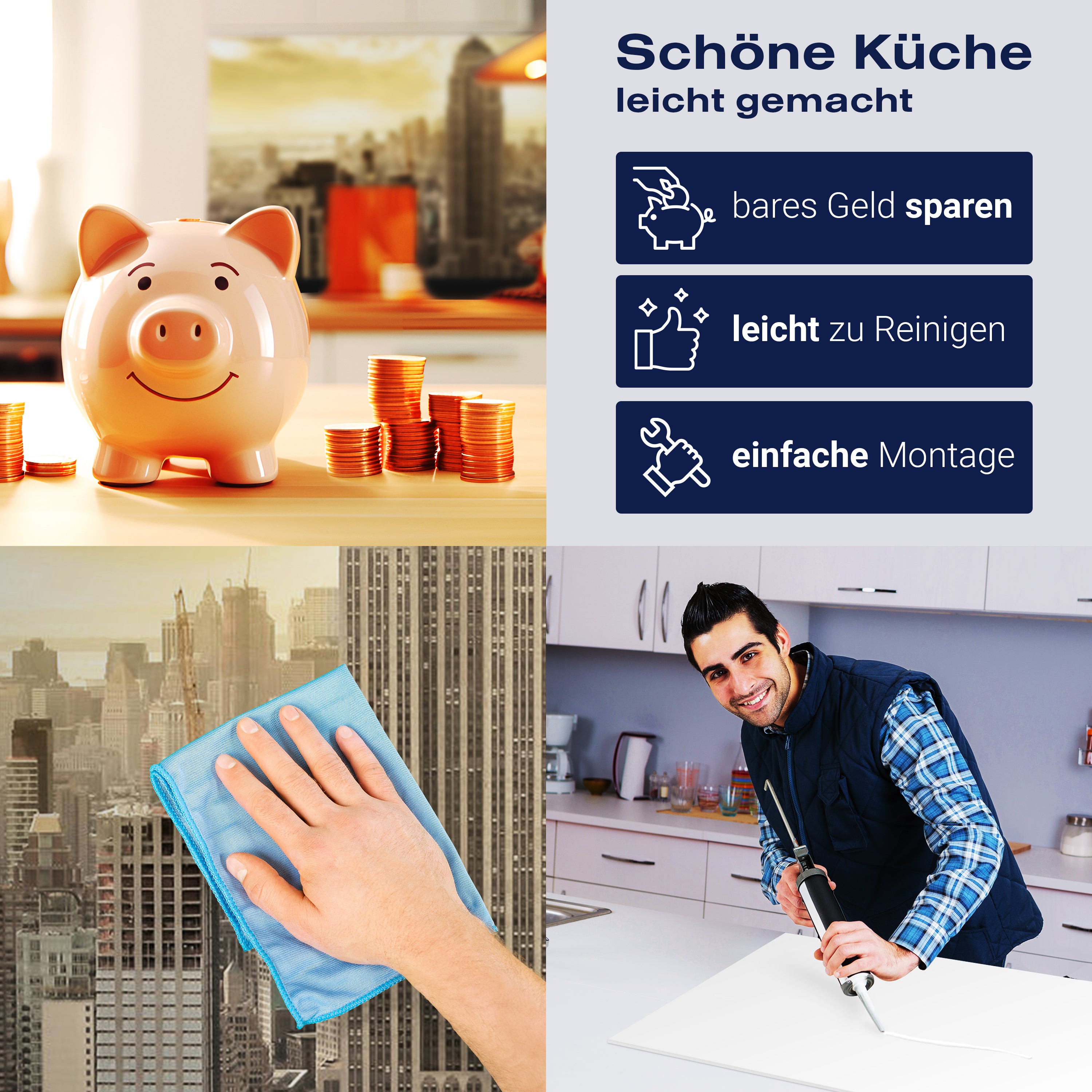 Küchenrückwand New York Skyline View M0221 entdecken - Bild 7 Küchenrückwand New York Skyline View M0221 entdecken - Bild 7