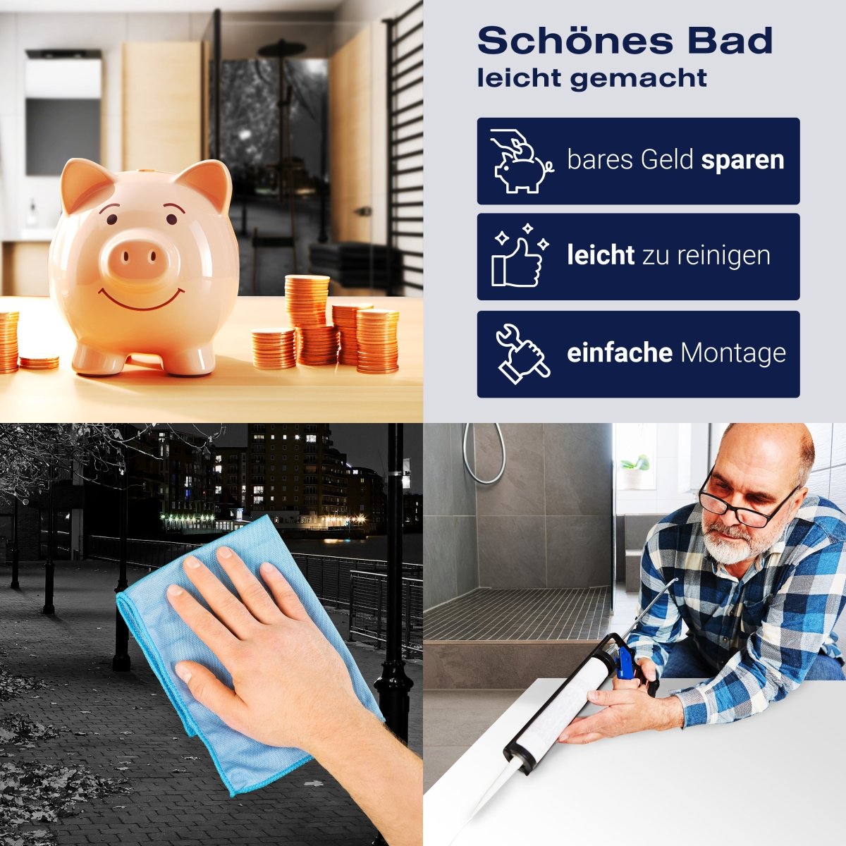 Duschwand London Hafen M0222 entdecken - Bild 7 Duschwand London Hafen M0222 entdecken - Bild 7