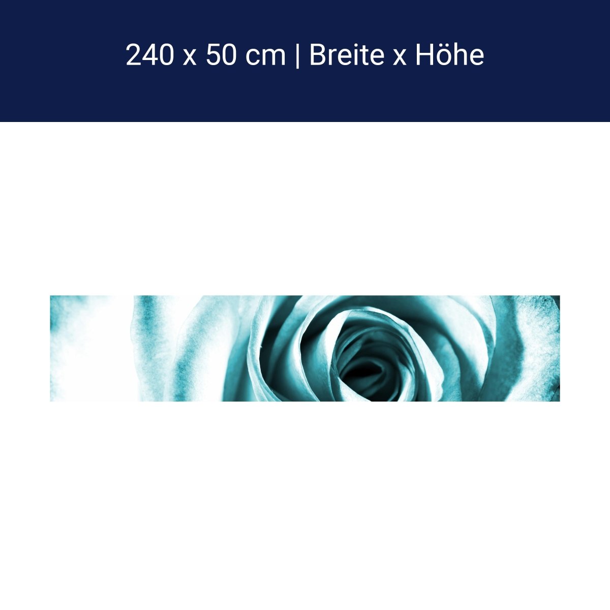 Küchenrückwand Blaue Rose Blüte M0227 Küchenrückwand Blaue Rose Blüte M0227