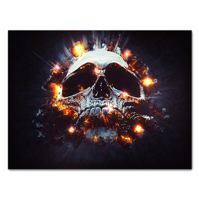 Leinwandbild Totenkopf, Querformat M0227 kaufen - Bild 1 Leinwandbild Totenkopf, Querformat M0227 kaufen - Bild 1