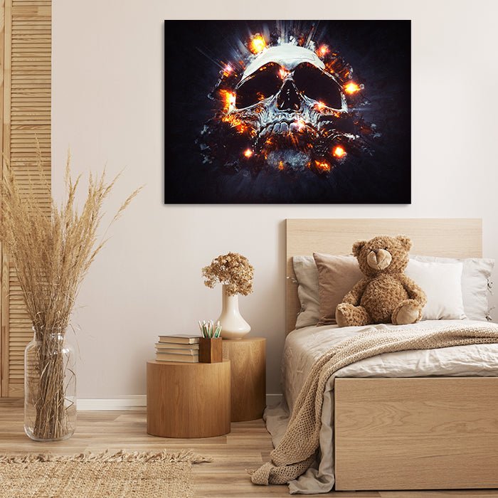 Leinwandbild Totenkopf, Querformat M0227 kaufen - Bild 2 Leinwandbild Totenkopf, Querformat M0227 kaufen - Bild 2