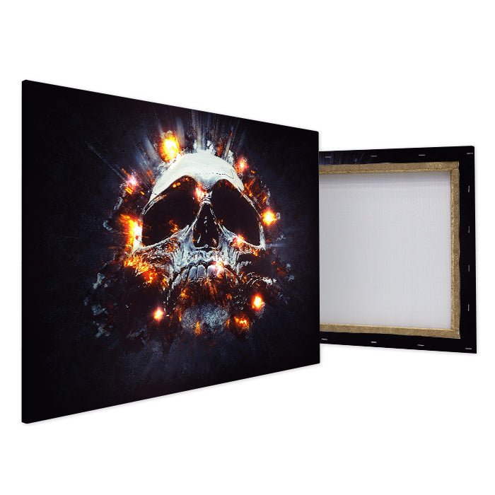 Leinwandbild Totenkopf, Querformat M0227 kaufen - Bild 4 Leinwandbild Totenkopf, Querformat M0227 kaufen - Bild 4