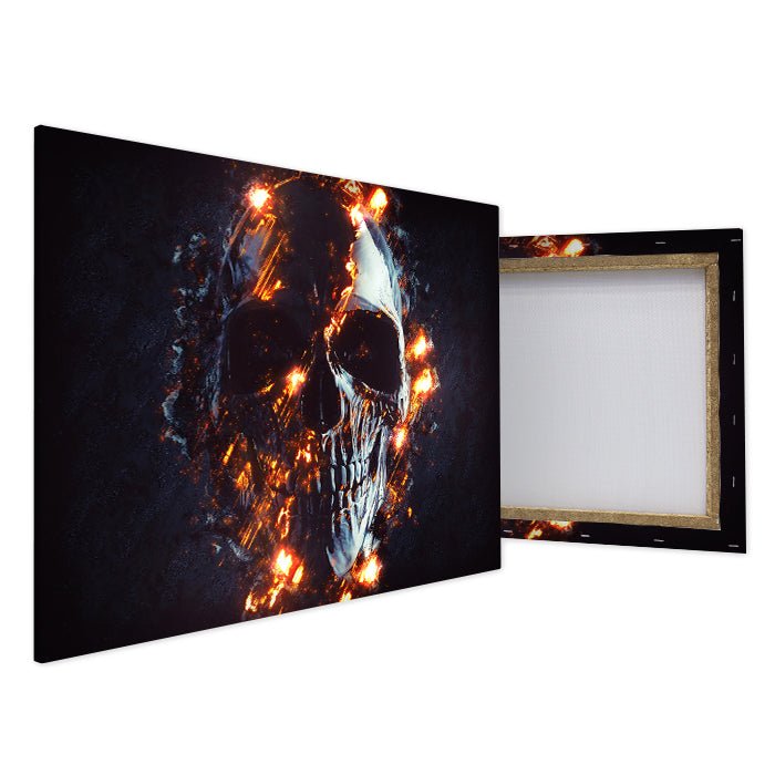 Leinwandbild Totenkopf, Querformat M0228 kaufen - Bild 4 Leinwandbild Totenkopf, Querformat M0228 kaufen - Bild 4