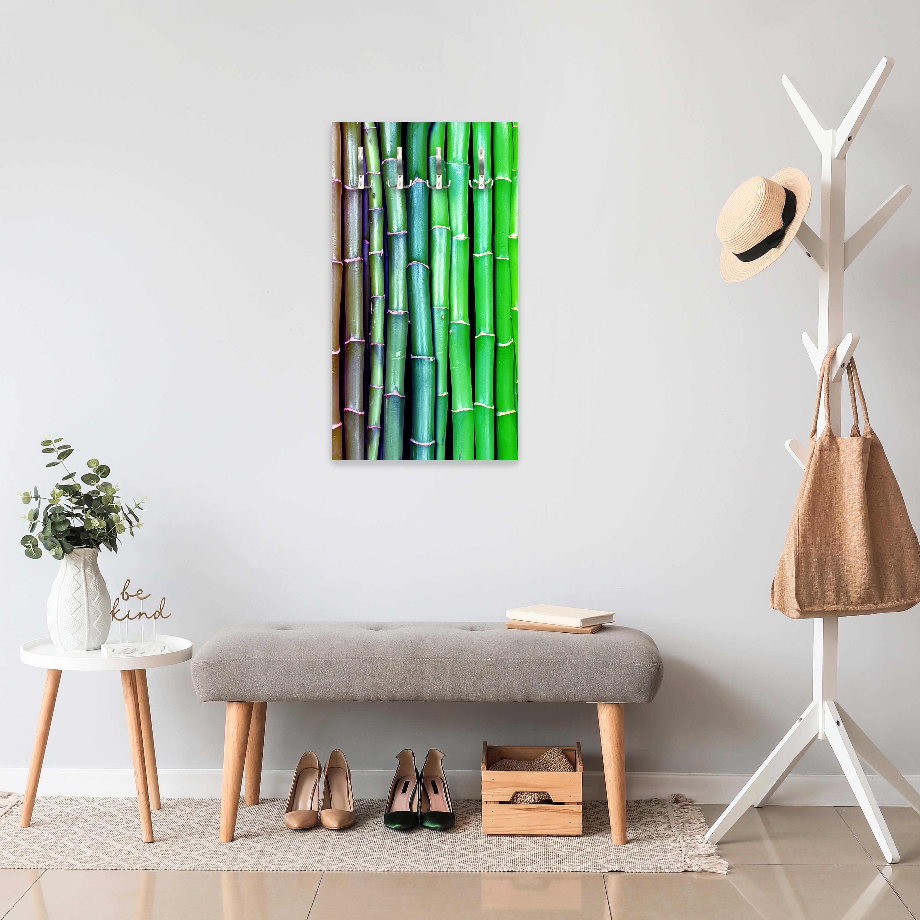 Garderobe bunter Bambus Asien M0229 entdecken - Bild 6 Garderobe bunter Bambus Asien M0229 entdecken - Bild 6