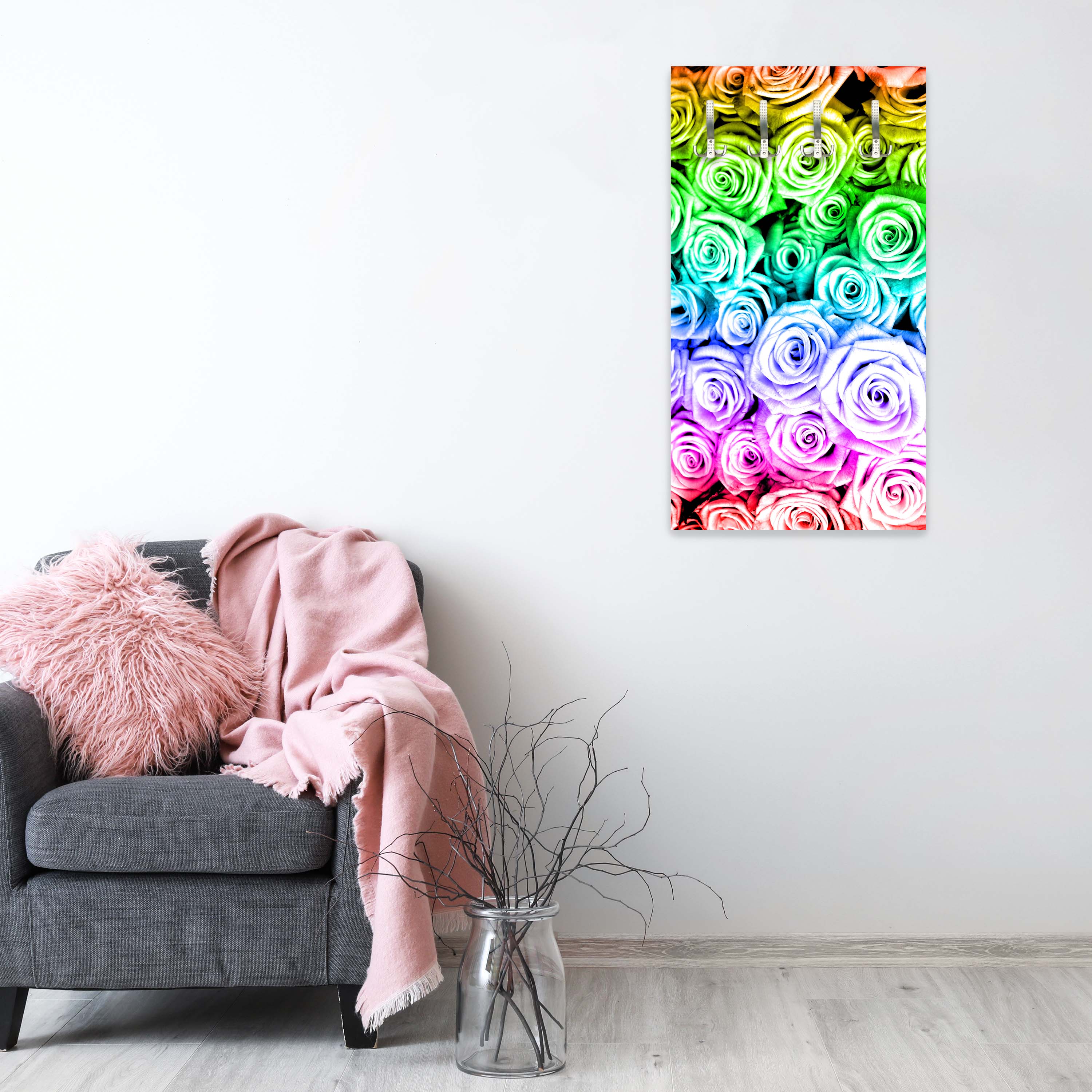 Garderobe Regenbogenrosenfeld Blüte M0231 entdecken - Bild 6 Garderobe Regenbogenrosenfeld Blüte M0231 entdecken - Bild 6