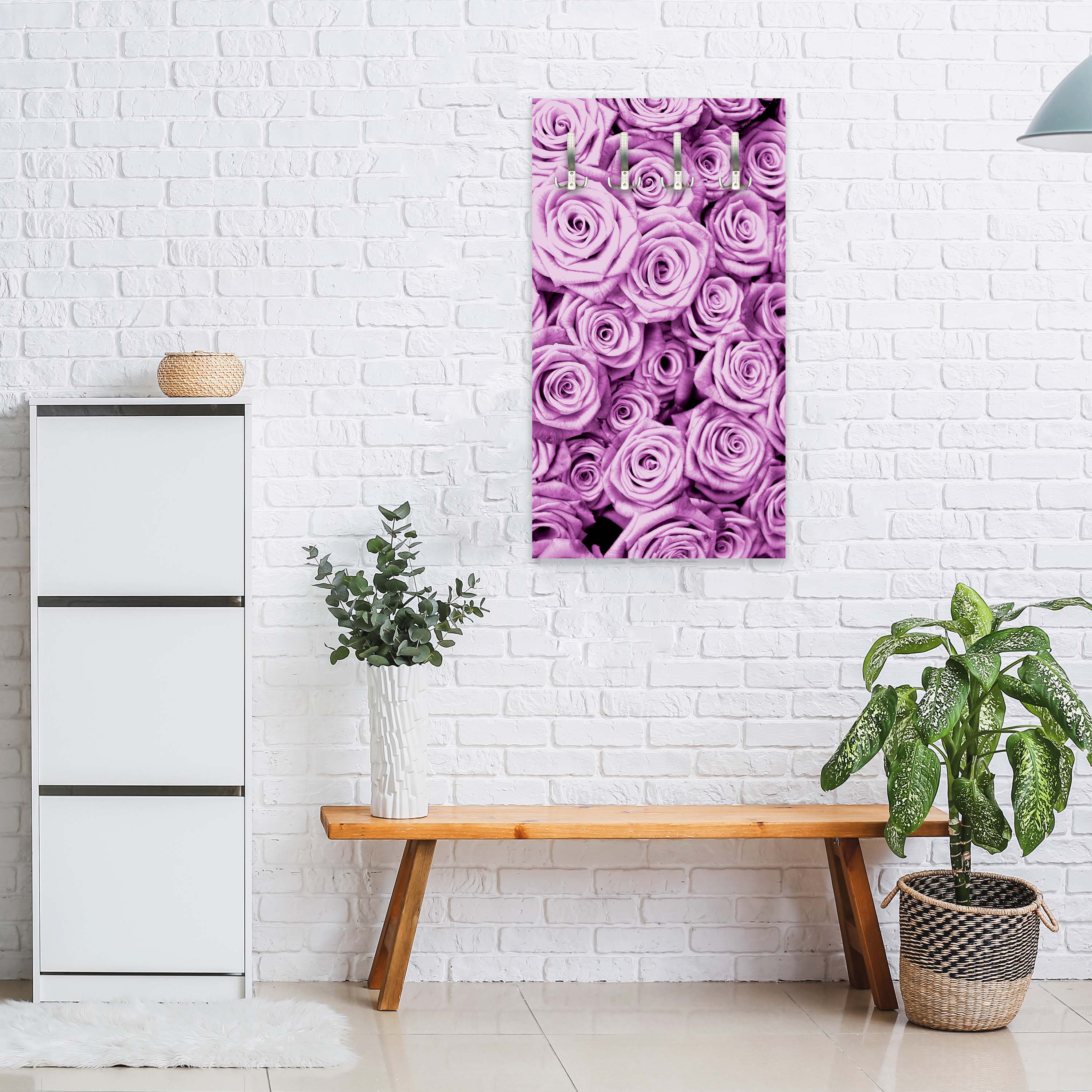 Garderobe violettes Rosenfeld Blüte M0232 entdecken - Bild 6 Garderobe violettes Rosenfeld Blüte M0232 entdecken - Bild 6