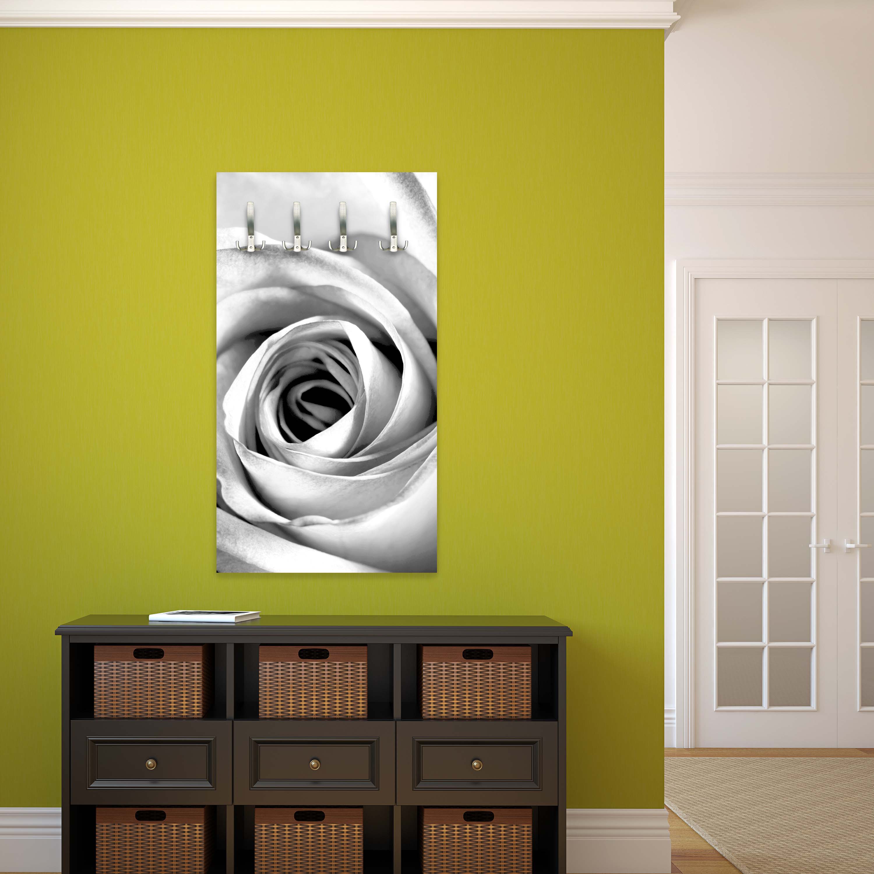 Garderobe weiße Rose Blüte M0233 entdecken - Bild 2 Garderobe weiße Rose Blüte M0233 entdecken - Bild 2