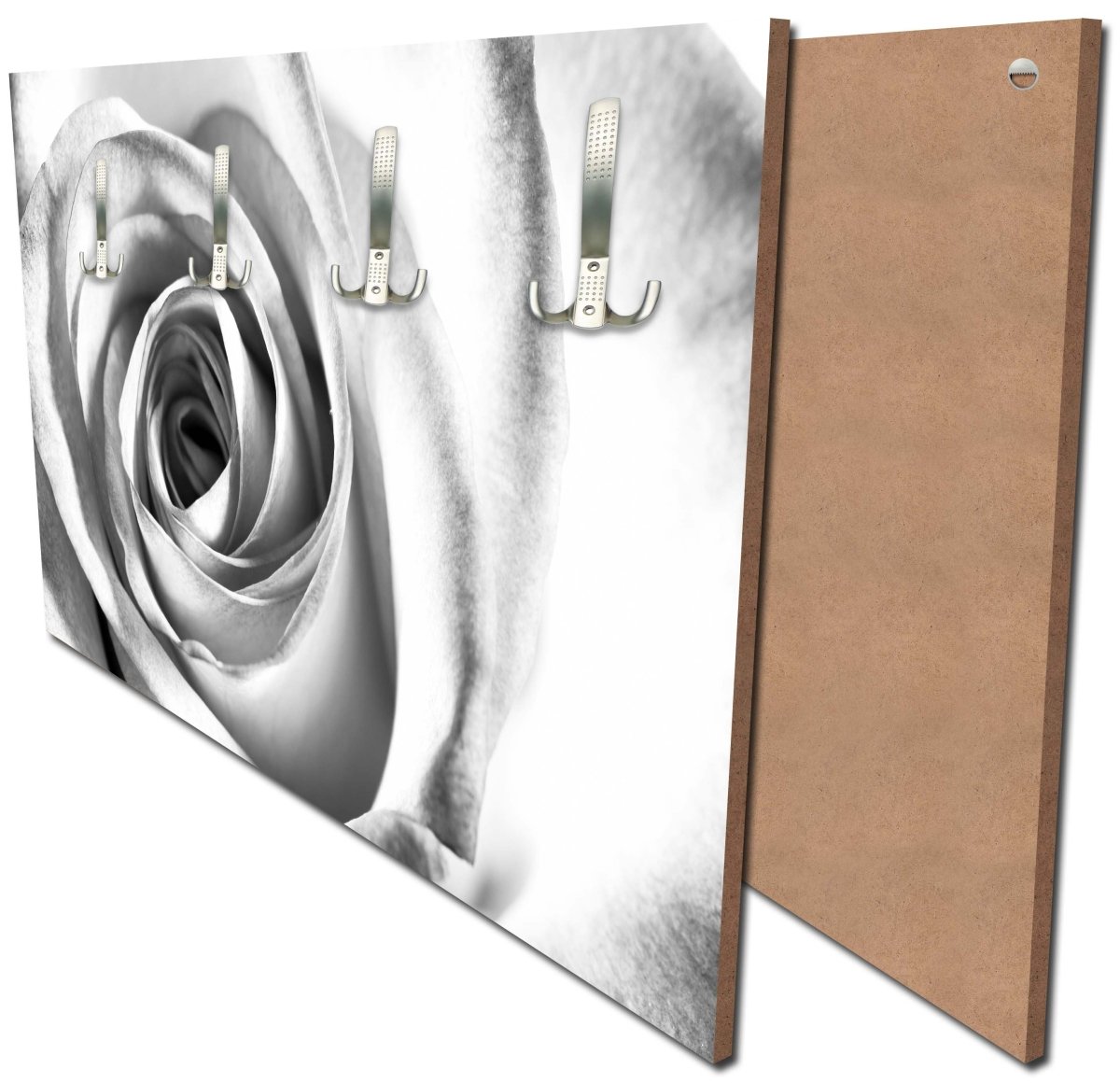 Garderobe weiße Rose Blüte M0233 Garderobe weiße Rose Blüte M0233