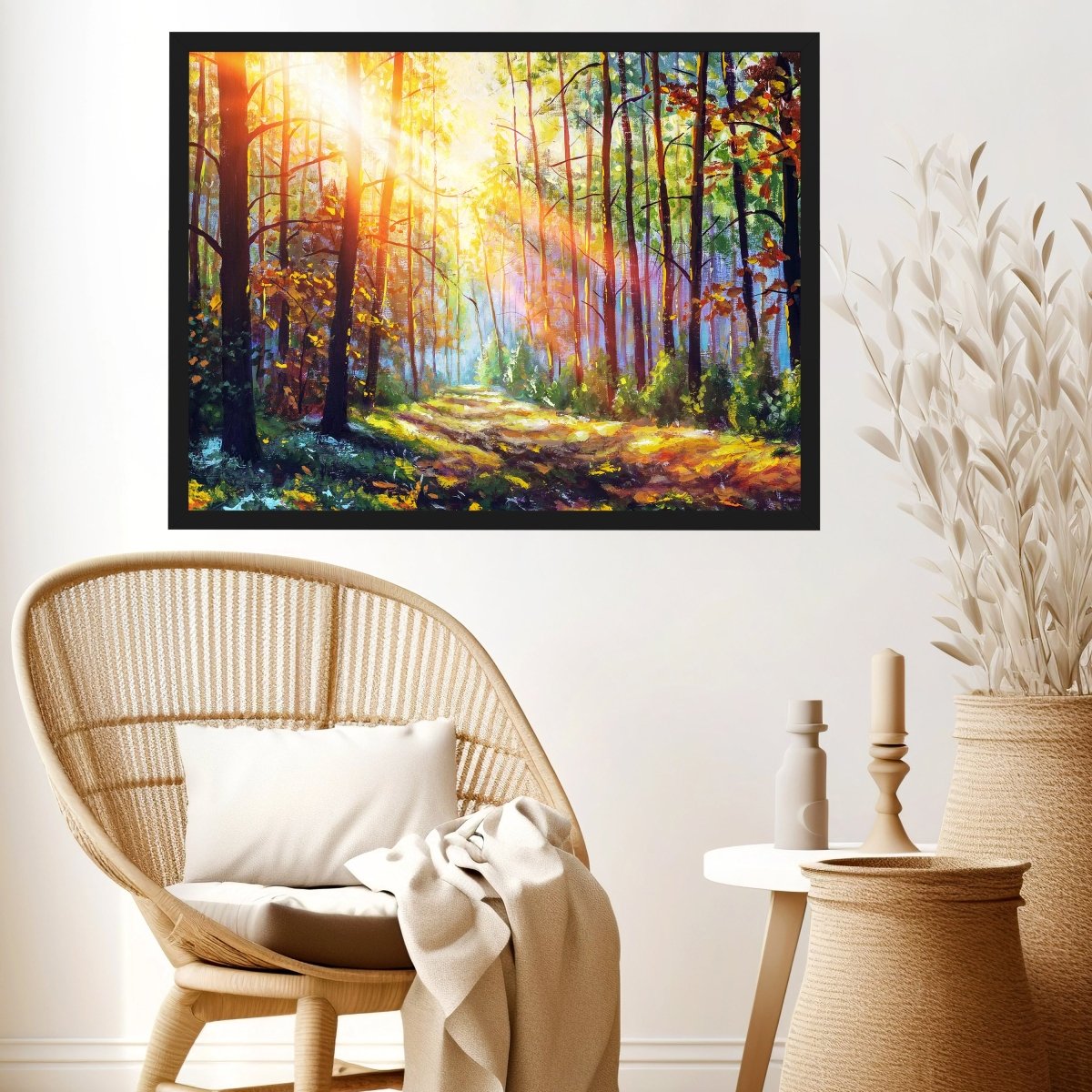 wandmotiv24 Poster, Poster - Gemälde, Malerei, Wald - M0237 - Bild 3 wandmotiv24 Poster, Poster - Gemälde, Malerei, Wald - M0237 - Bild 3