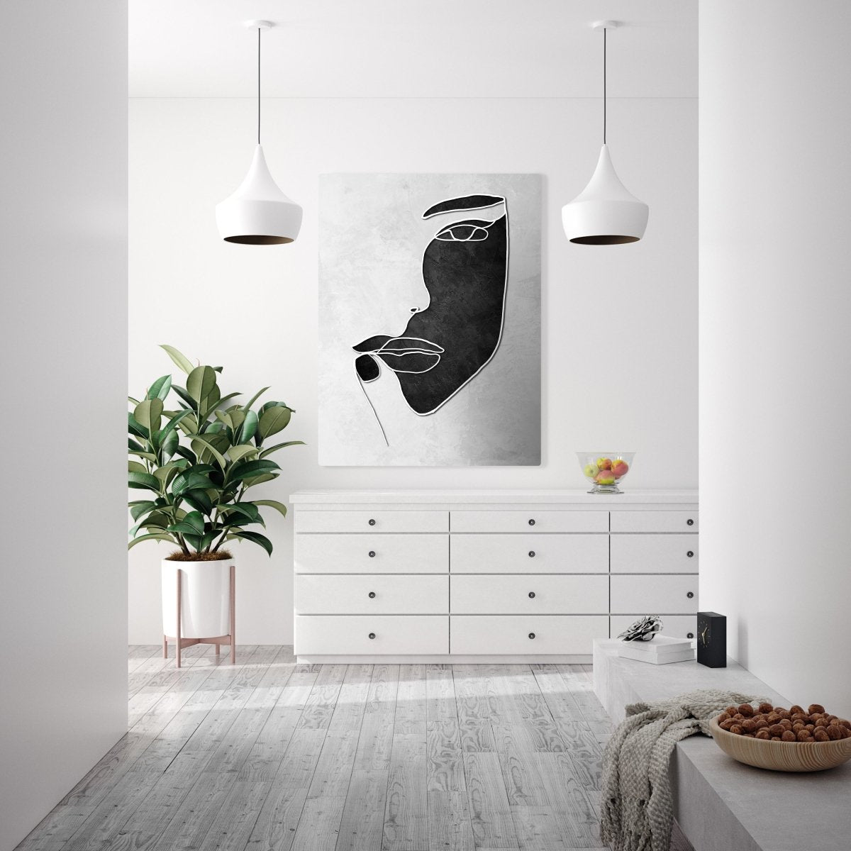 Leinwandbild Minimalismus, Hochformat M0239 kaufen - Bild 2 Leinwandbild Minimalismus, Hochformat M0239 kaufen - Bild 2