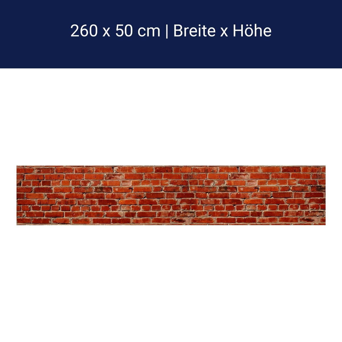 Küchenrückwand Backstein rot Stadt M0240 Küchenrückwand Backstein rot Stadt M0240