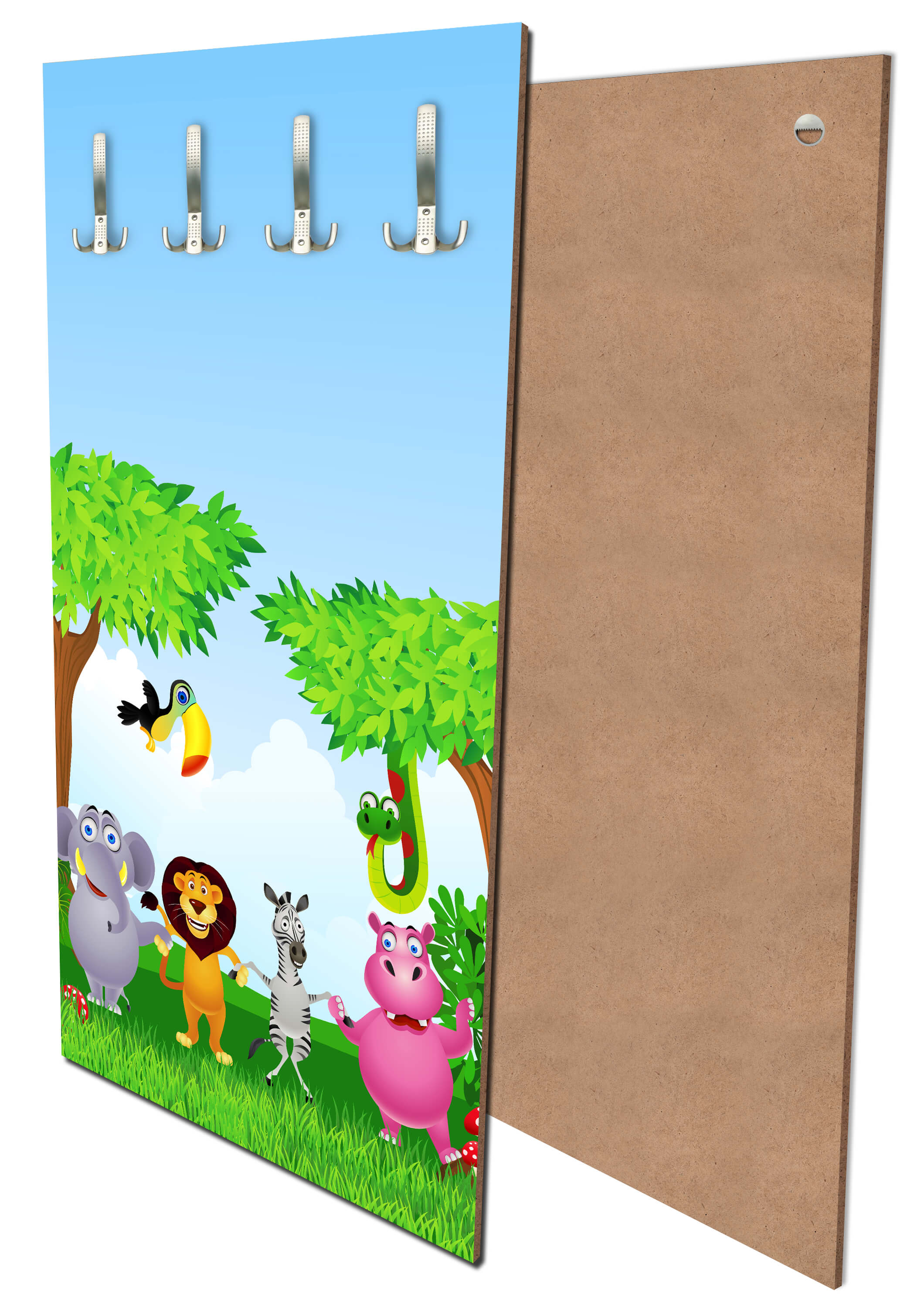 Garderobe Tiergruppe Kinder M0241 entdecken - Bild 1 Garderobe Tiergruppe Kinder M0241 entdecken - Bild 1