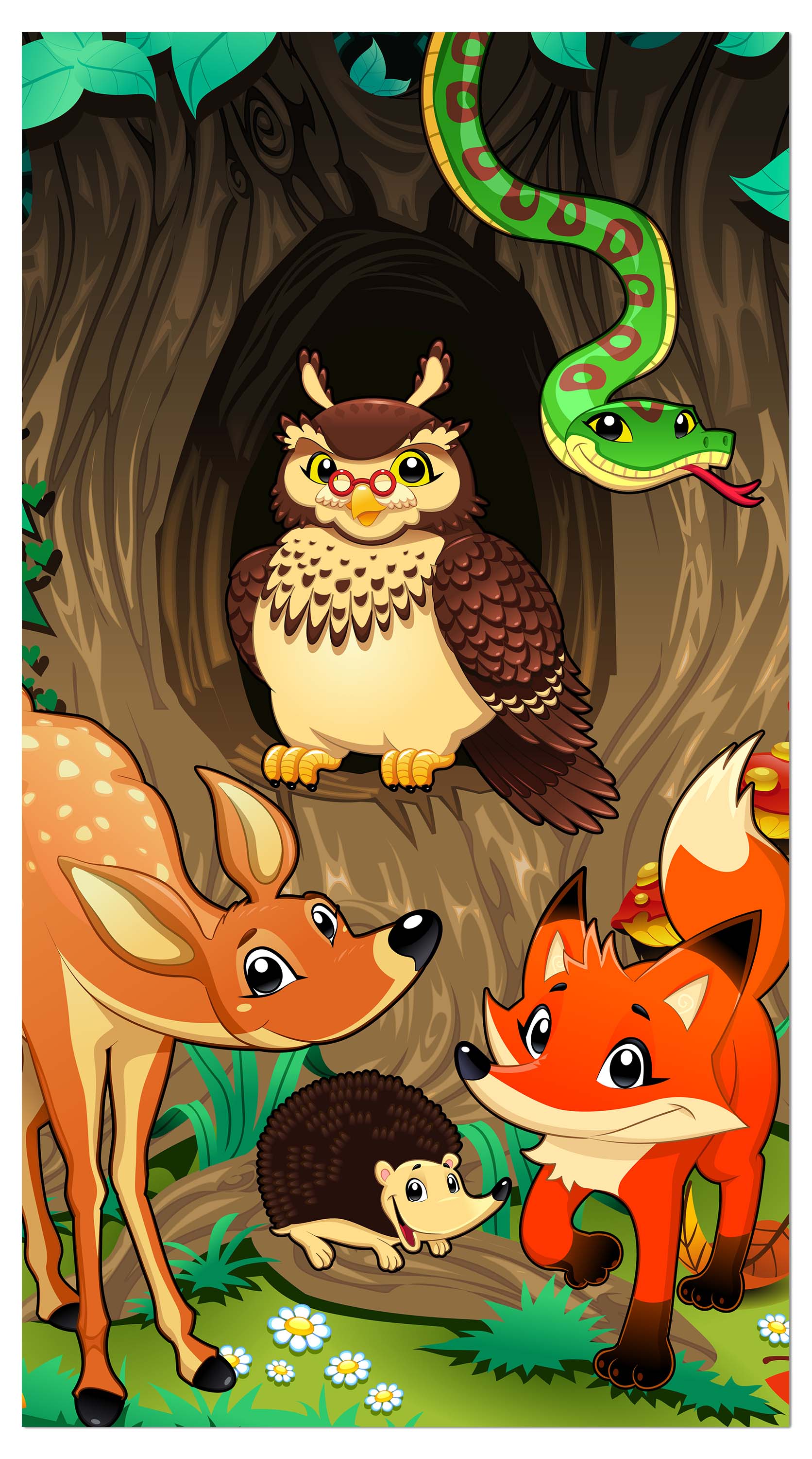 Garderobe Freundliche Waldtiere Kinder M0242 entdecken - Bild 4 Garderobe Freundliche Waldtiere Kinder M0242 entdecken - Bild 4