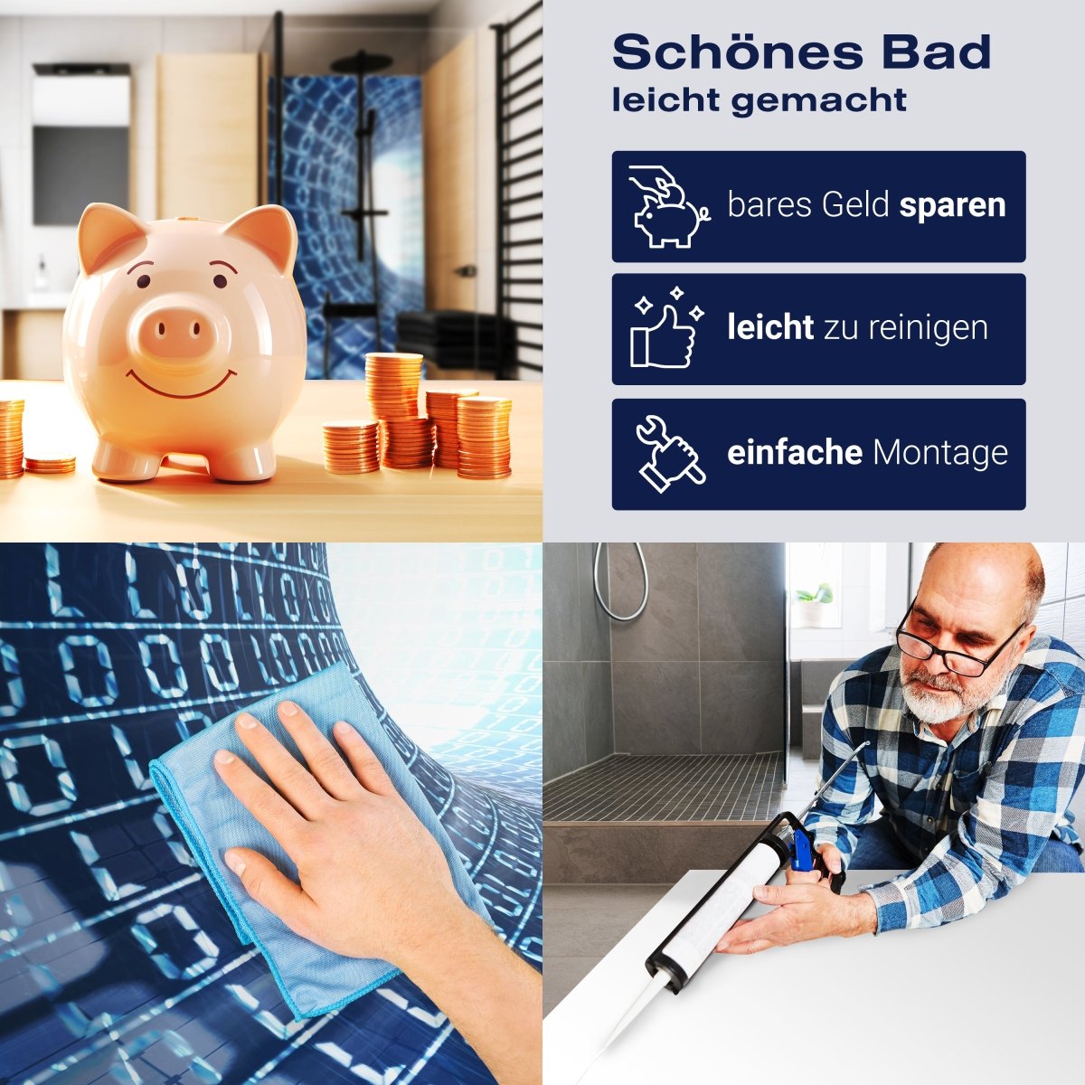 Duschwand Datentunnel Internet M0243 entdecken - Bild 7 Duschwand Datentunnel Internet M0243 entdecken - Bild 7