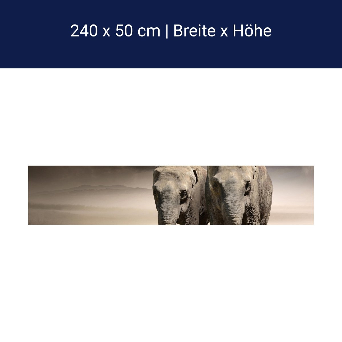 Küchenrückwand Elefantentraum Afrika M0244 Küchenrückwand Elefantentraum Afrika M0244