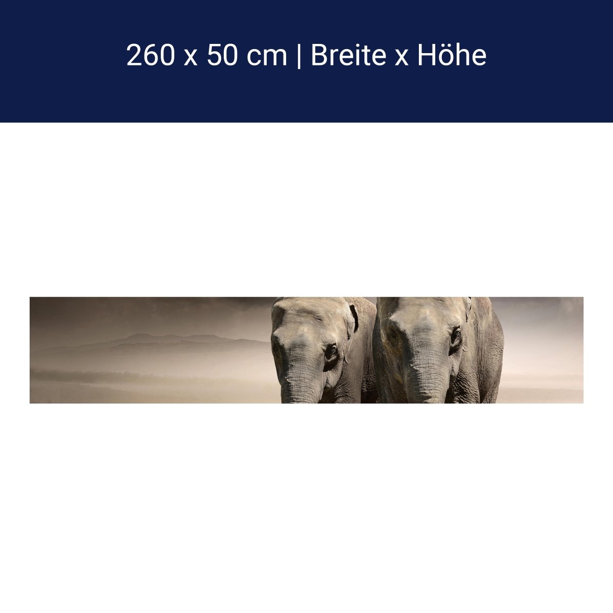 Küchenrückwand Elefantentraum Afrika M0244 Küchenrückwand Elefantentraum Afrika M0244