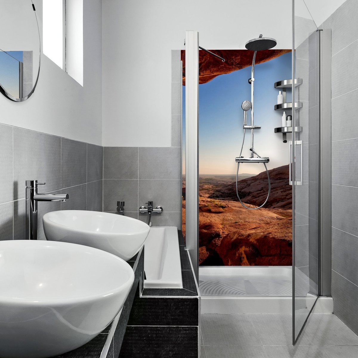 Duschwand Desert Mountains Amerika M0251 entdecken - Bild 1 Duschwand Desert Mountains Amerika M0251 entdecken - Bild 1