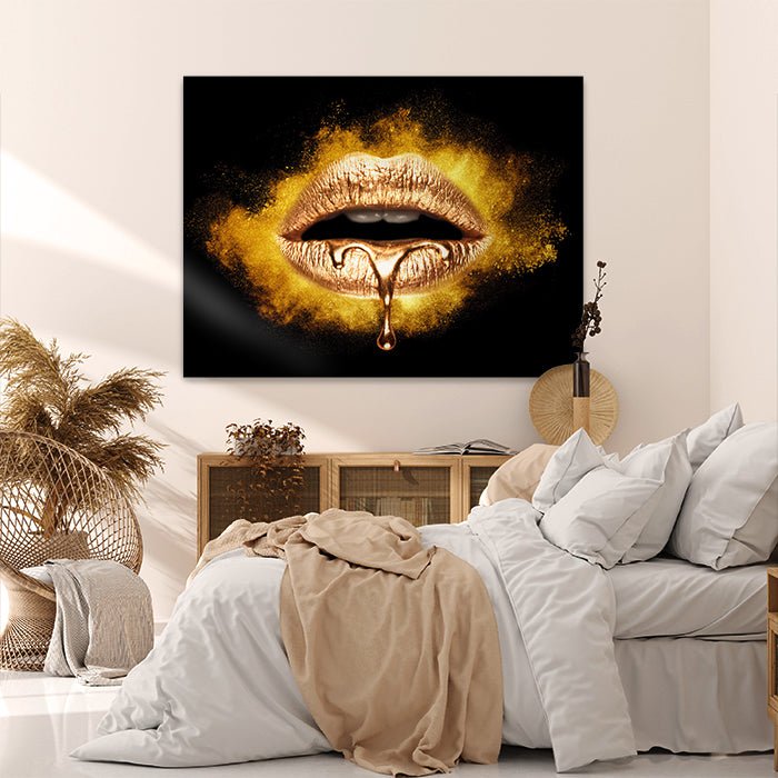 Leinwandbild Frauenlippen, Querformat M0255 kaufen - Bild 2 Leinwandbild Frauenlippen, Querformat M0255 kaufen - Bild 2