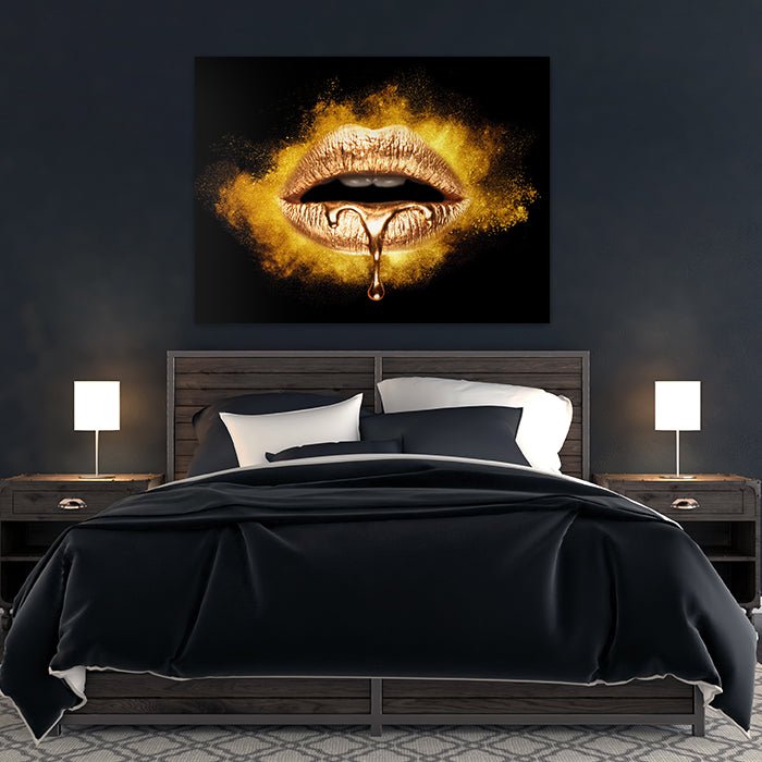 Leinwandbild Frauenlippen, Querformat M0255 kaufen - Bild 3 Leinwandbild Frauenlippen, Querformat M0255 kaufen - Bild 3