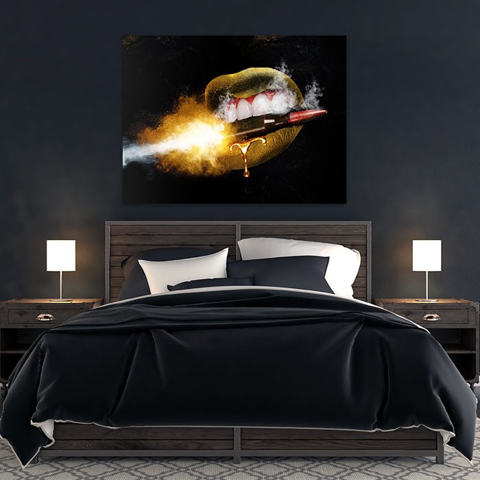 Leinwandbild Frauenlippen, Querformat M0258 kaufen - Bild 3 Leinwandbild Frauenlippen, Querformat M0258 kaufen - Bild 3