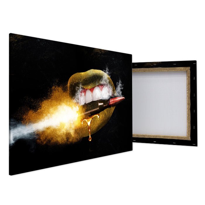 Leinwandbild Frauenlippen, Querformat M0258 kaufen - Bild 4 Leinwandbild Frauenlippen, Querformat M0258 kaufen - Bild 4