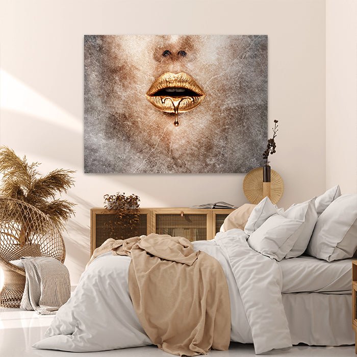 Leinwandbild Frauenlippen, Querformat M0259 kaufen - Bild 2 Leinwandbild Frauenlippen, Querformat M0259 kaufen - Bild 2