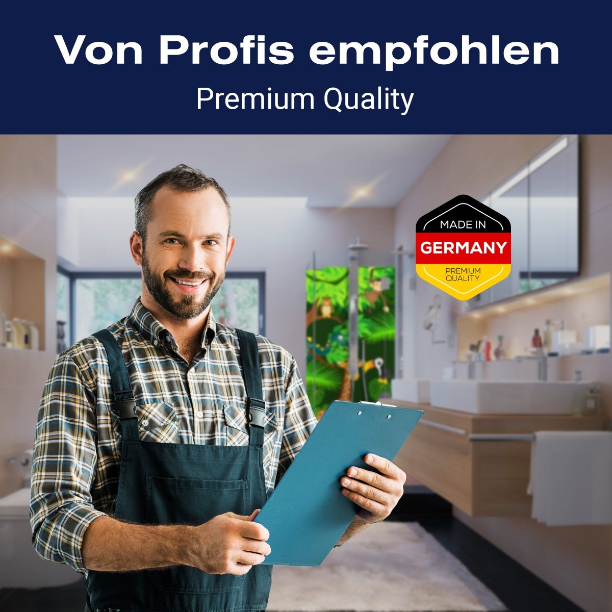 Duschwand Urwaldparty Kinder M0260 entdecken - Bild 5 Duschwand Urwaldparty Kinder M0260 entdecken - Bild 5