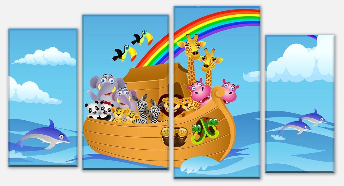Leinwandbild Mehrteiler Arche Noah M0261 Leinwandbild Mehrteiler Arche Noah M0261