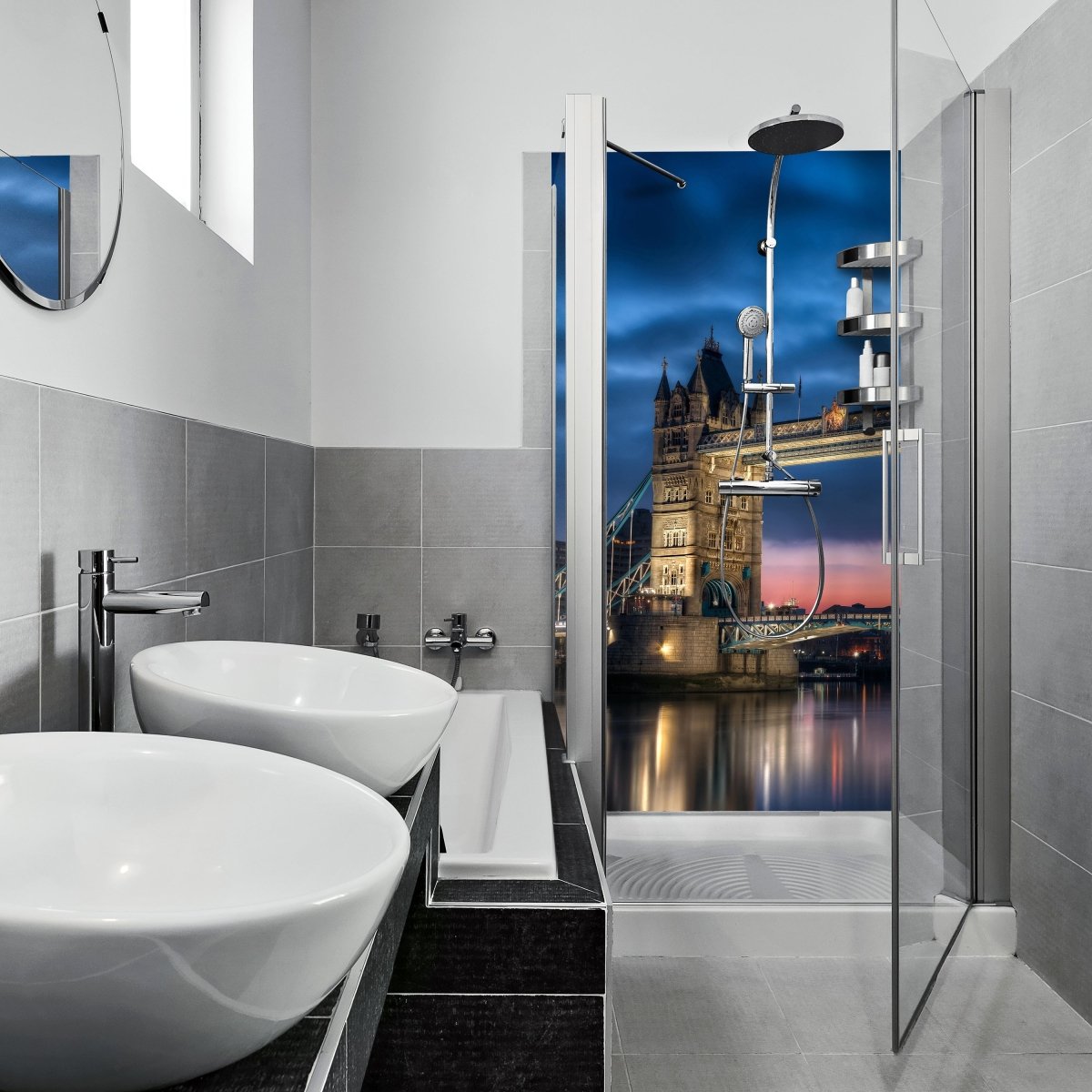 Duschwand Towerbridge London M0267 entdecken - Bild 1 Duschwand Towerbridge London M0267 entdecken - Bild 1