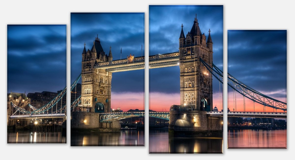 Leinwandbild Mehrteiler Towerbridge London M0267 Leinwandbild Mehrteiler Towerbridge London M0267