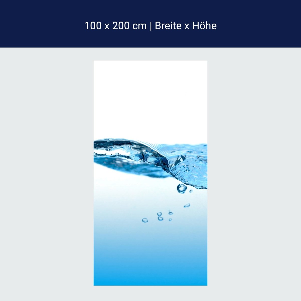 Duschwand Wasseroberfläche Natur M0270 Duschwand Wasseroberfläche Natur M0270