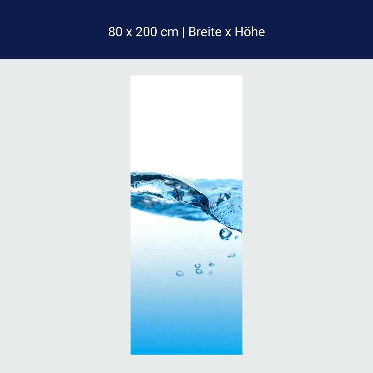 Duschwand Wasseroberfläche Natur M0270 Duschwand Wasseroberfläche Natur M0270