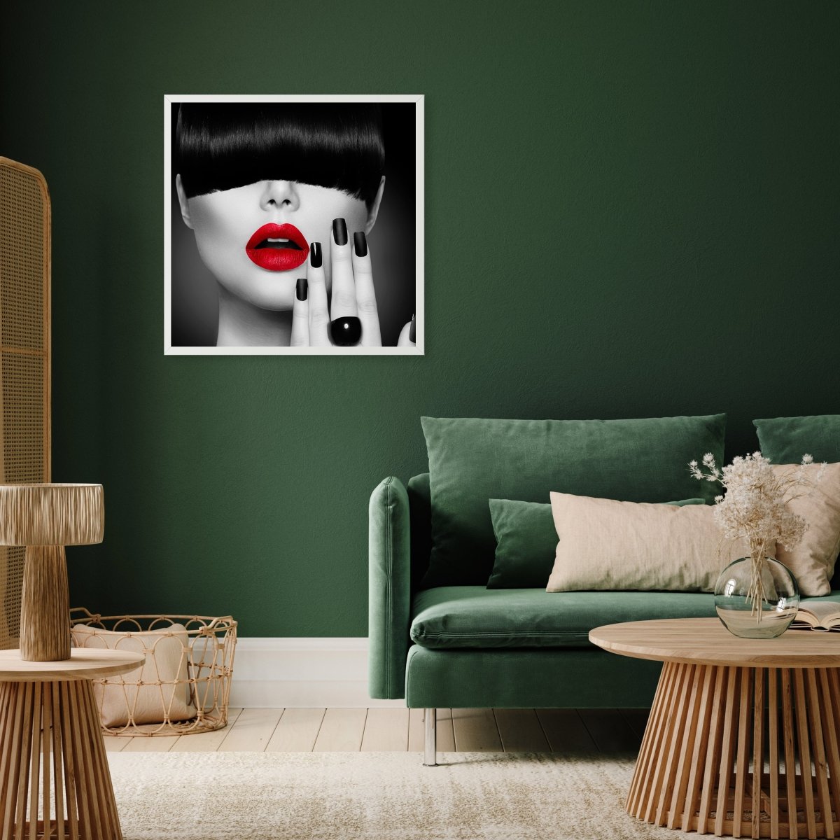 wandmotiv24 Poster, Poster - Frau, Lippenstift, rot - M0273 - Bild 5 wandmotiv24 Poster, Poster - Frau, Lippenstift, rot - M0273 - Bild 5