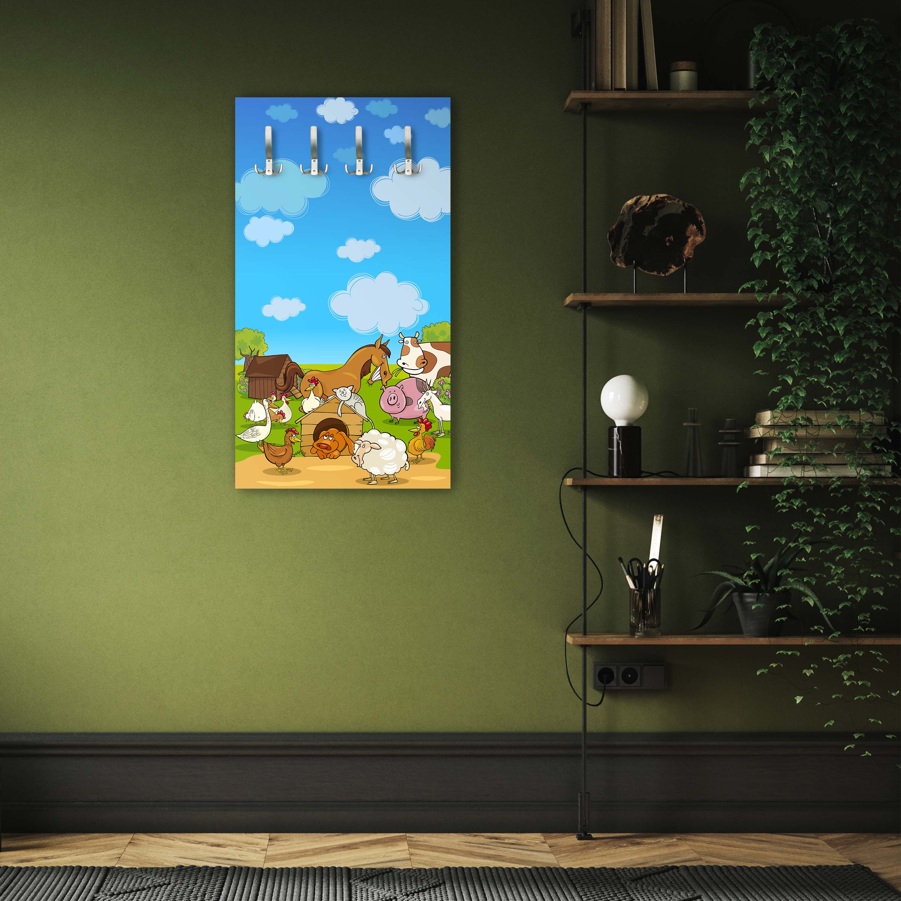 Garderobe Verrückter Bauernhof Kinder M0274 entdecken - Bild 2 Garderobe Verrückter Bauernhof Kinder M0274 entdecken - Bild 2